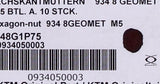 KTM OEM Hexagon Nut Din0934-M 5 0934050003