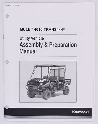 Kawasaki Mule 4010 Trans 4x4 PN 99924-1409-01