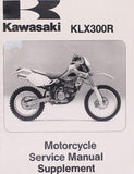 Kawasaki Service Manual Supplement PN 99924-1200-57