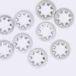 Internal Tooth Lockwashers Part Number - 7118 Pack Of 9 For Harley-Davidson