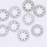 Internal Tooth Lockwashers Part Number - 7118 Pack Of 9 For Harley-Davidson