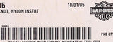 Genuine Harley-Davidson Nylon Nut   Part Number - 8015