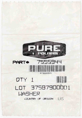 Genuine Polaris Washer Part Number - 7555944