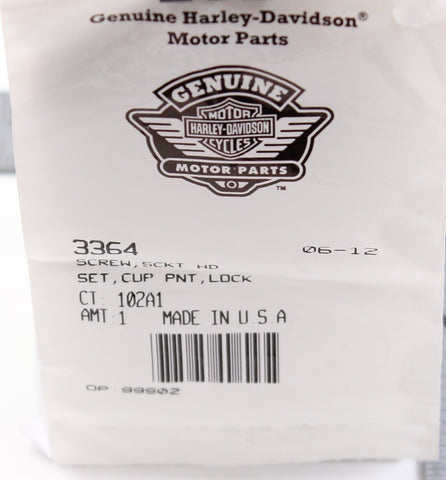 Harley-Davidson Socket Head Set Screw Part Number - 3364