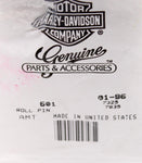 Genuine Harley-Davidson Roll Pin Part Number - 601 (Pack of 5)