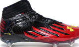 Under Armour Team Nitro IV Mid Maryland Red and Black Football Cleats - Size 14