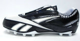Reebok U-Form 4 Speed Low Black and White Football Cleats - Size 13