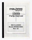 Polaris 500 Classic Parts Manual 99" PN 9914830
