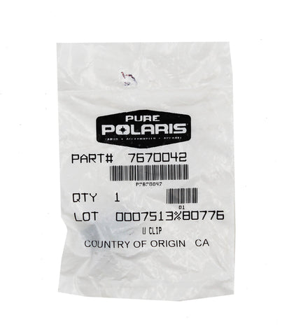 Genuine Polaris U-Clip Part Number - 7670042
