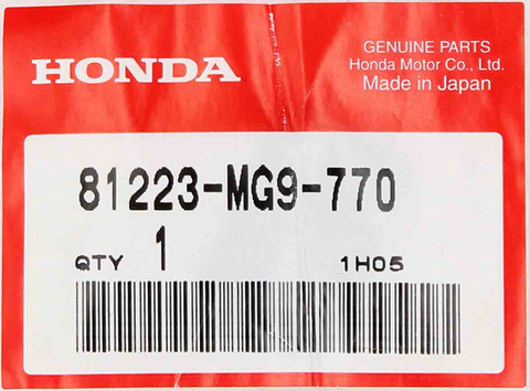 Genuine Honda Lock Setting Plate Part Number - 81223-MG9-770