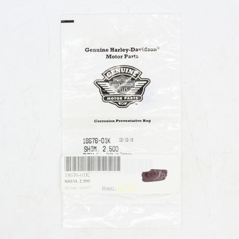 Harley-Davidson Shim 2.500 Part Number - 18676-01K