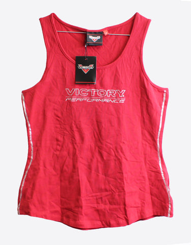 Genuine Victory Motorcycles Women's Stripe Tank Size L 286630806