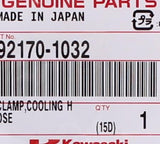 Genuine Kawasaki Cooling Hose Clamp Part Number - 92170-1032