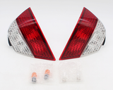 Show Chrome Clear Lens Saddle Bag Turn Signal Lights PN 417930