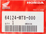 Genuine Honda Left Lever Side Plate Part Number - 64124-MT8-000