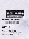 Genuine Polaris Flanged Nut Part Number - 7547494