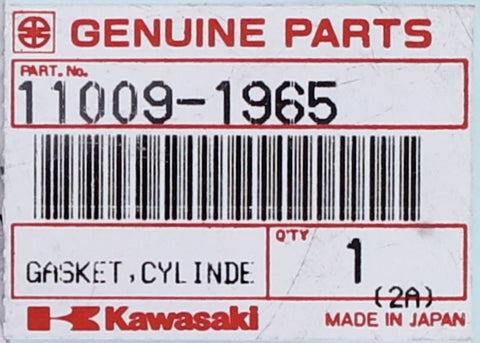 Kawasaki Cylinder Base Gasket PN 11009-1965