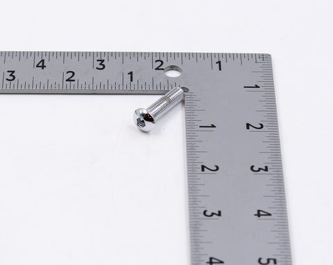 Button Head Screw (Chrome) Part Number - 94391-92T For Harley-Davidson