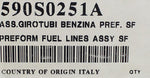 Preform Fuel Line Assembly Part Number - 590S0251A For Ducati