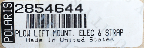 Genuine Polaris Plow Lift Kit Part Number - 2854644