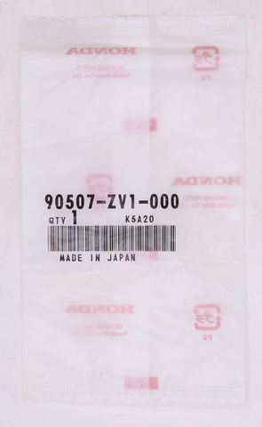 Genuine Honda Washer (9mm) Part Number - 90507-ZV1-000