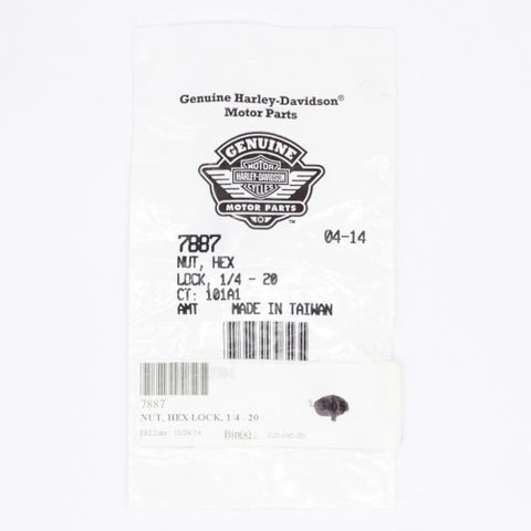 Harley-Davidson Hex Lock Nut Part Number - 7887