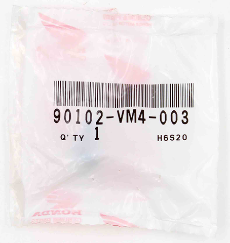 Genuine Honda Fender Screw Part Number - 90102-VM4-003