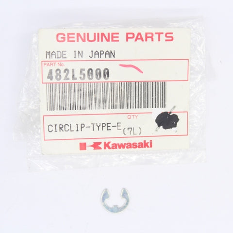 Kawasaki NOS  482L5000 Circlip Type E 5mm AN EJ EL EN ER EX KL KAF ZG ZL ZX