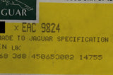 Genuine Jaguar Gasket Part Number - EAC9824