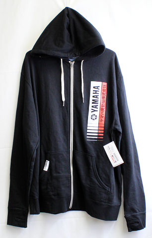 Yamaha Full Zip-Up Hoodie X-Large PN CRP-16FZO-BK-XL