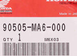 Genuine Honda Washer Part Number - 90505-MA6-000