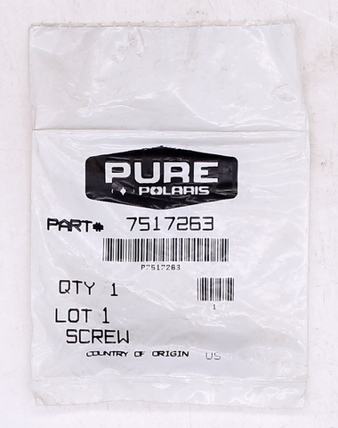 Genuine Polaris Screw Part Number - 7517263