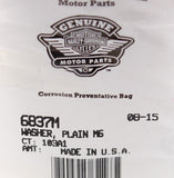 Genuine Harley-Davidson Washer, Plain MG Part Number - 6837M (Pack of 2)