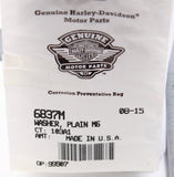 Genuine Harley-Davidson Washer, Plain MG Part Number - 6837M (Pack of 2)
