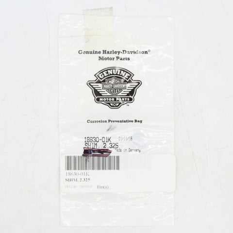 Genuine Harley-Davidson Thick Shim, 2.325 Part Number - 18630-01K (Pack of 4)