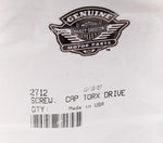 Genuine Harley-Davidson Screw, Cap Star Drive Part Number - 2712 (Pack of 2)