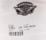 Genuine Harley-Davidson Screw, Cap Star Drive Part Number - 2712 (Pack of 2)