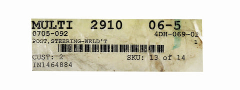 Steering Post Part Number - 0705-092 For Arctic Cat