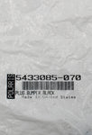 Genuine Polaris Black Bumper Plug Part Number - 5433085-070