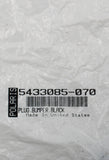 Genuine Polaris Black Bumper Plug Part Number - 5433085-070