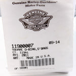Genuine Harley-Davidson Square O-Ring, S'Bags Part Number - 11900007