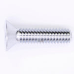 Flat Head Chrome Plated Screw Part Number - 3894 For Harley-Davidson