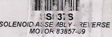 Solenoid Part Number - 83857-09 For Harley-Davidson
