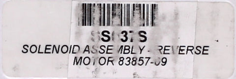 Solenoid Part Number - 83857-09 For Harley-Davidson