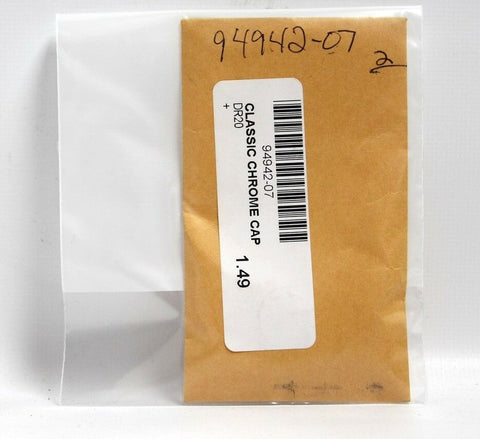 Classic Chrome Cap (Pack Of 2) Part Number - 94942-07 For Harley-Davidson
