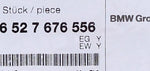 Genuine BMW Bearing Sleeve Part Number - 46527676556