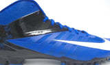 Nike Vapor Speed Mid 3/4 Blue and Black Football Cleats - Size 14.5