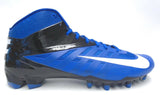Nike Vapor Speed Mid 3/4 Blue and Black Football Cleats - Size 14.5