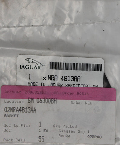 Genuine Jaguar Gasket Part Number - NRA4813AA