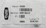 Genuine Polaris Shim Valve 3.045 Part Number - 0452008